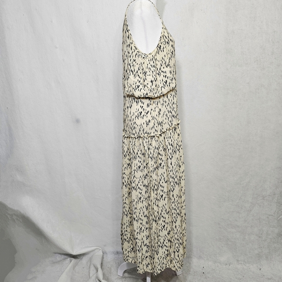 Lela Rose Printed Sleeveless Off The Shoulder Maxi Dress 8 - Picture 4 of 11